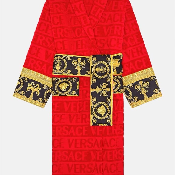 Red Versace Robe - Picture 5 of 9